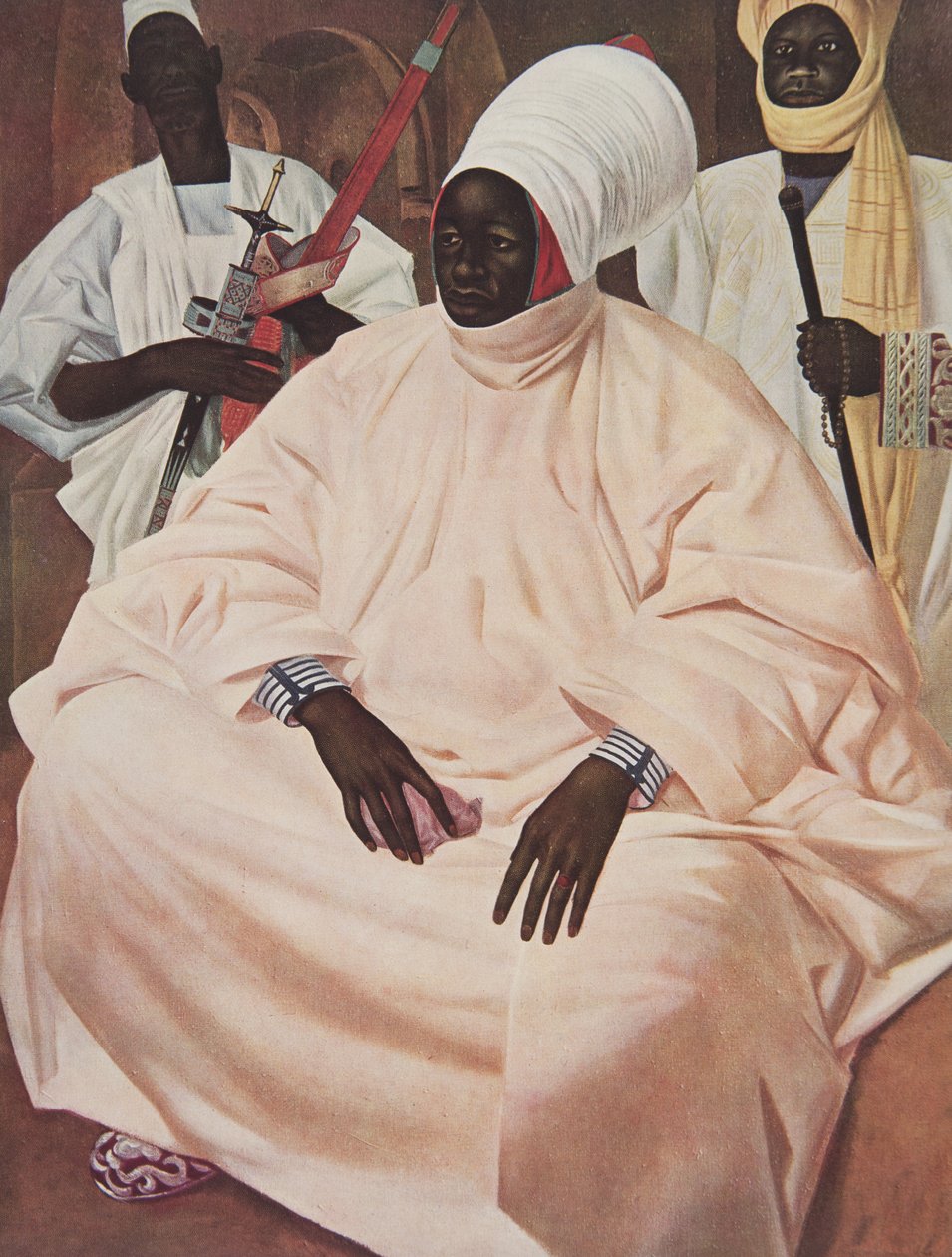 Barma Mata, Sultan von Zinder (Studie für das Porträt), aus Dessins et Peintures d