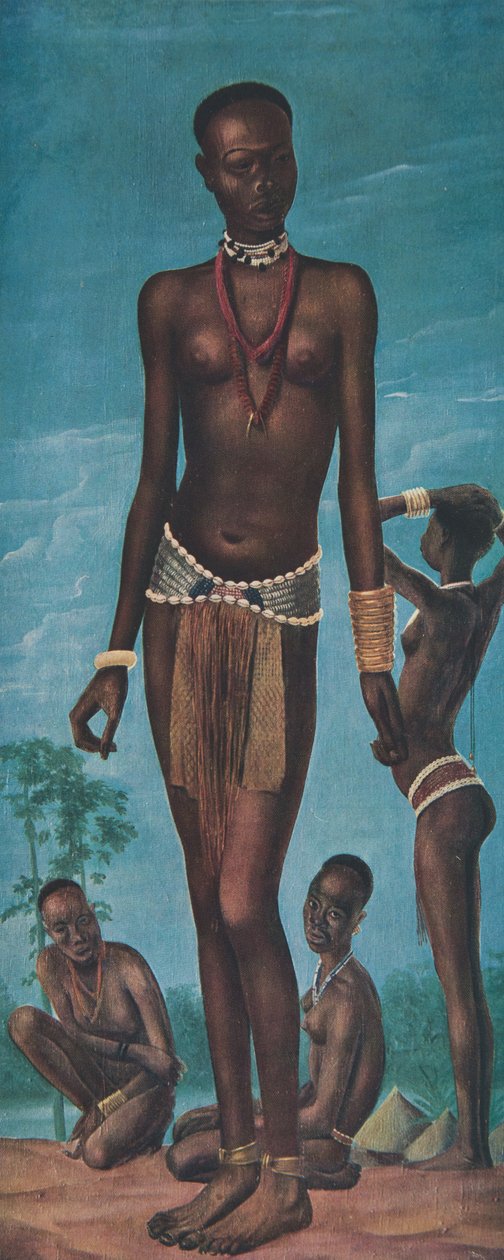 Daboa, junges Mädchen Sara (Fort Archambault), aus Dessins et Peintures d