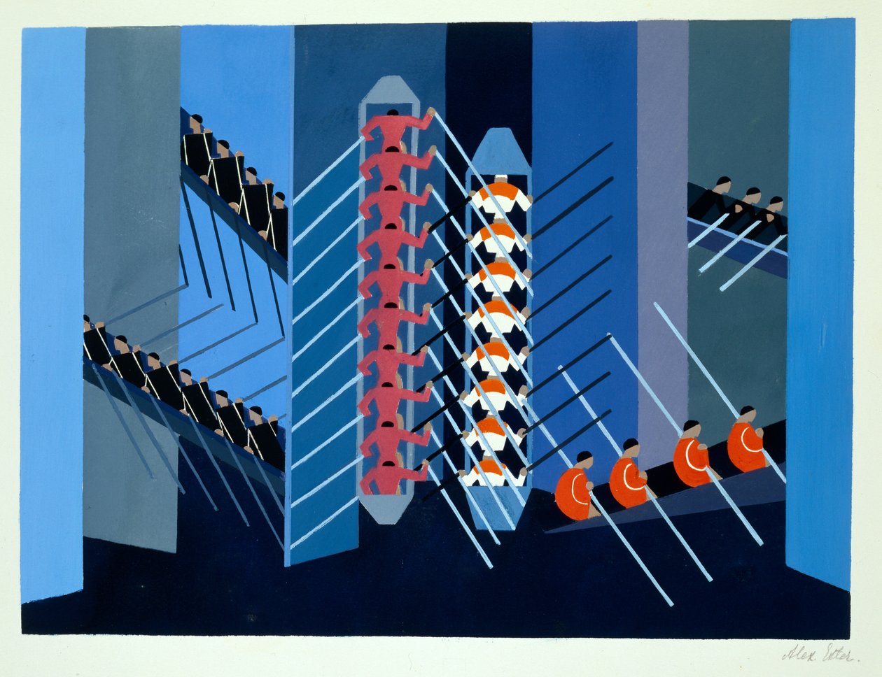 Experimenteller Bühnenbildentwurf, Illustration aus 