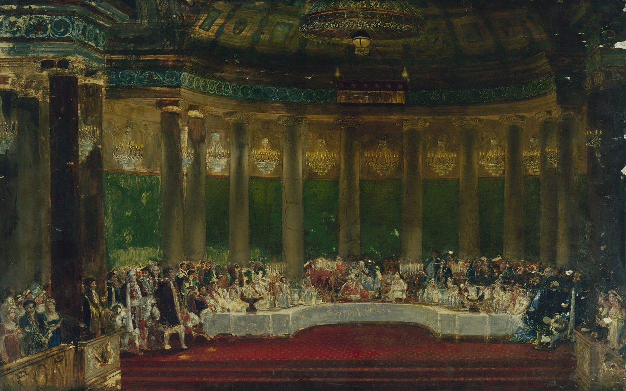 Hochzeitsfest von Napoleon I. in den Tuilerien, 2. April von Alexandre (1770 1844) Dufay