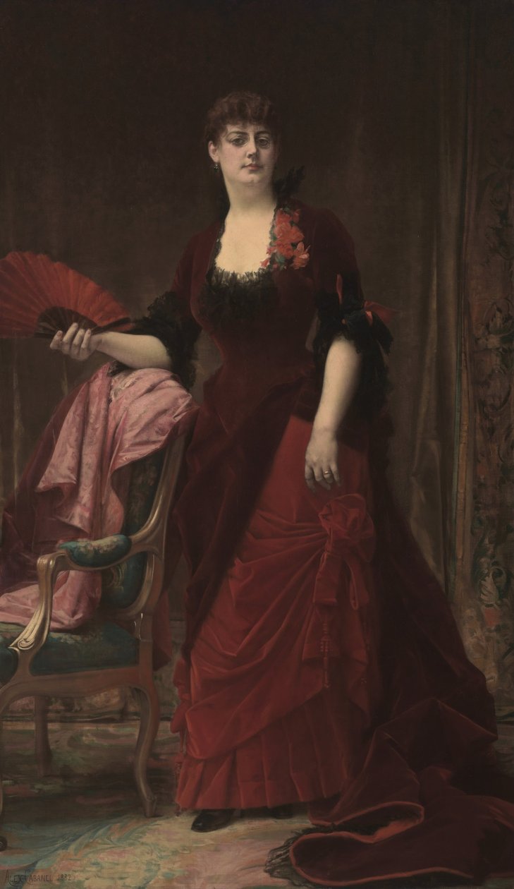 Porträt von Arabella Worsham (später Arabella Huntington) von Alexandre Cabanel