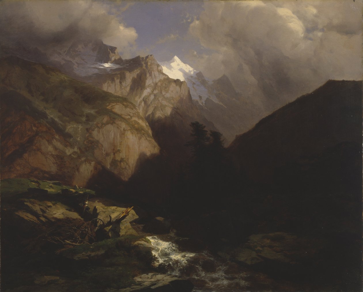 Die Jungfrau, Schweiz von Alexandre Calame