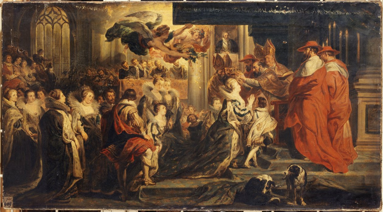 Die Krönung von Maria de Medici, 13. Mai von Alexandre Colin