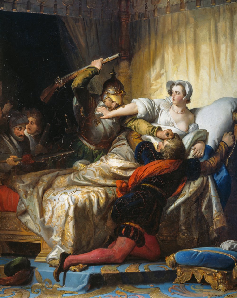 Massaker in der Nacht des Heiligen Bartholomäus (24. August) von Alexandre Evariste Fragonard