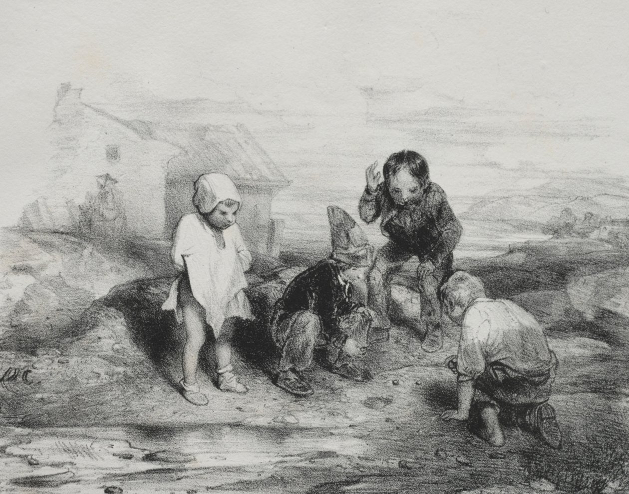 Der entscheidende Wurf von Alexandre Gabriel Decamps