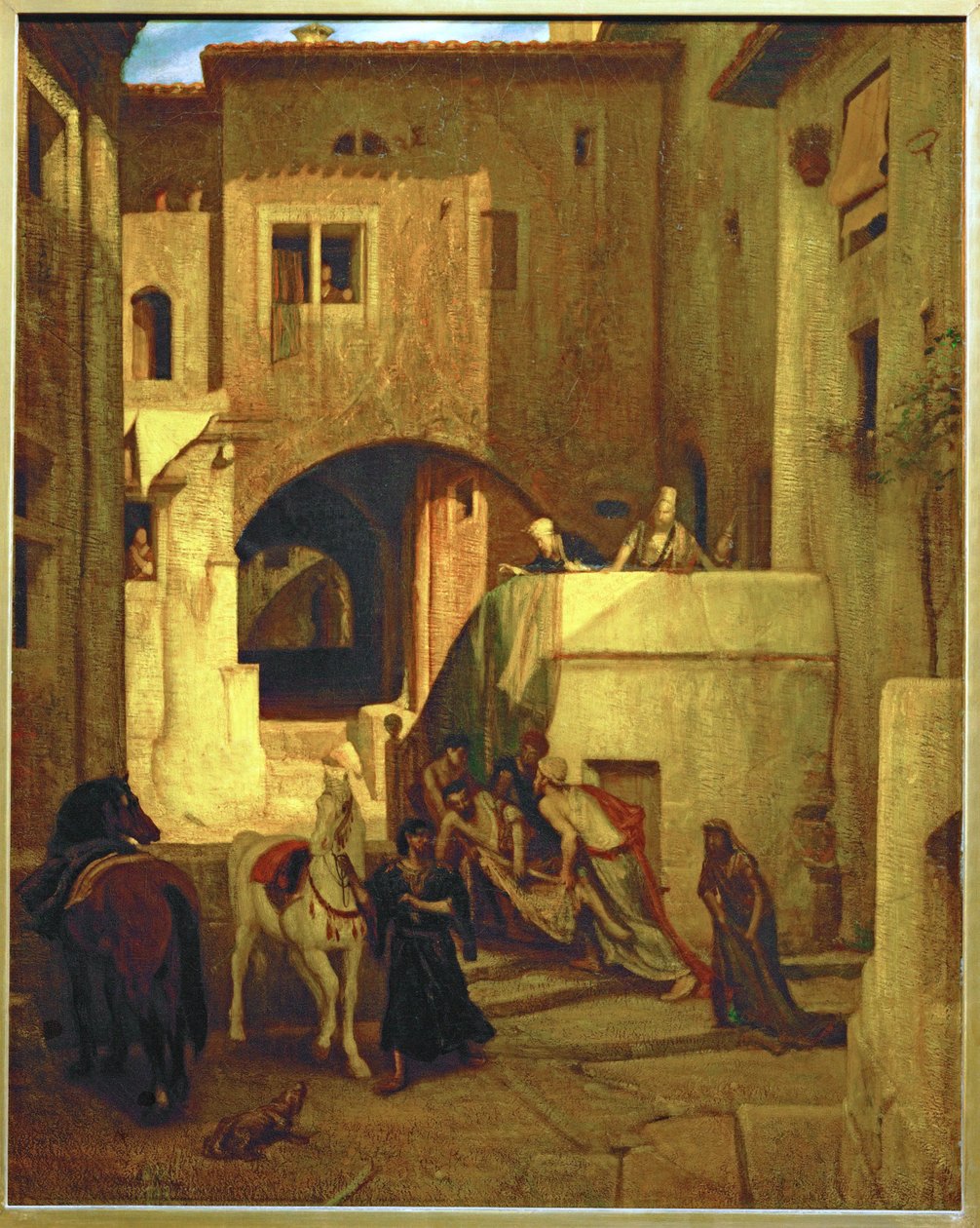 Der barmherzige Samariter von Alexandre Gabriel Decamps