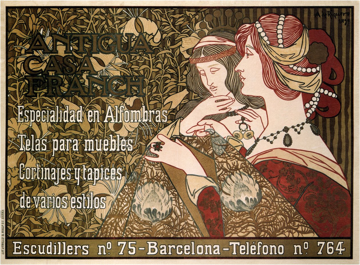 Antigua Casa Franch, 1899 von Alexandre de Riquer