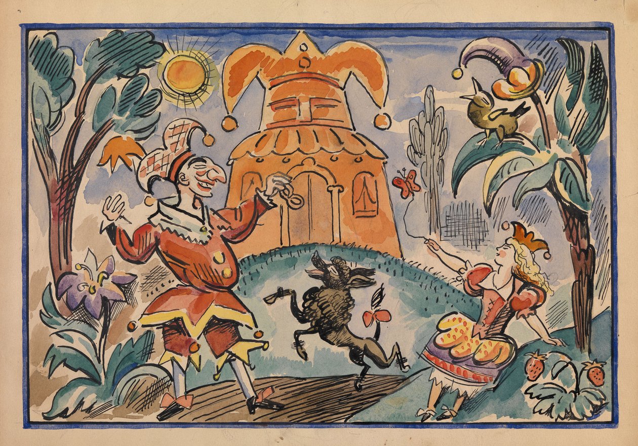 Illustration für Krieg von Petruschka und Stepka-Rastrepka von Evgeni Schwartz von Alexei Alexandrovich Radakov