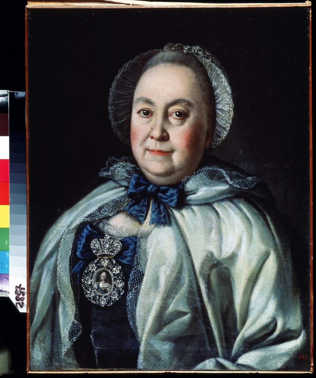 Porträt der Hofdame, Gräfin Maria A. Rumyantseva (1698-1788) von Alexei Petrovich Antropov