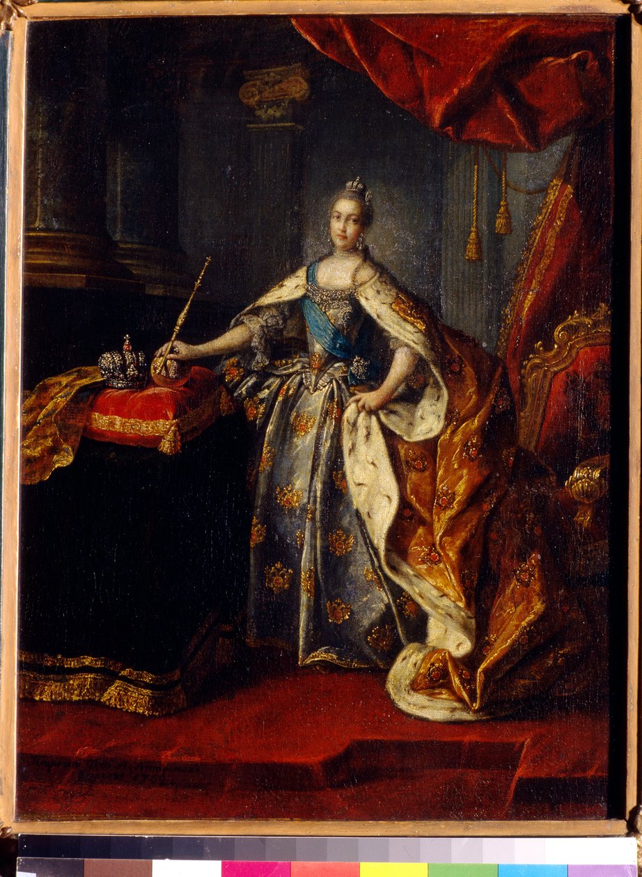 Porträt der Kaiserin Katharina II. von Russland von Alexei Petrovich Antropov