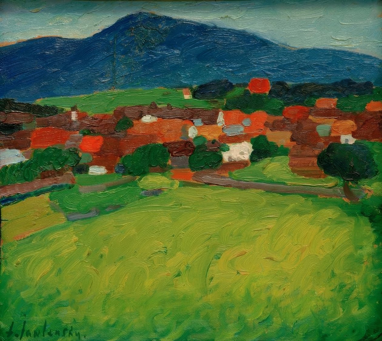 Dorf Murnau von Alexej von Jawlensky