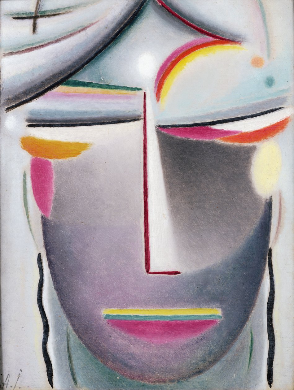 Kopf (Dunkler Buddha), ca. 1927 von Alexej von Jawlensky