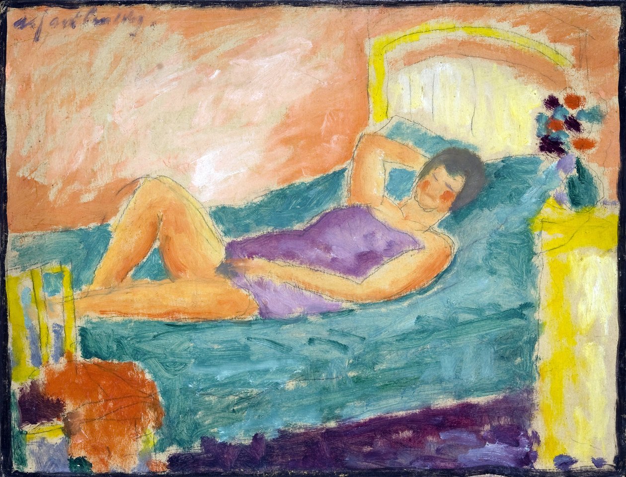 Das liegende Mädchen von Alexej von Jawlensky
