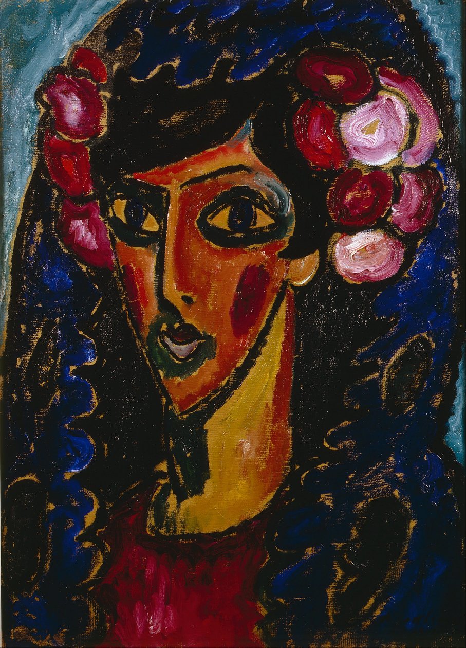 Der blaue Mantilla von Alexej von Jawlensky