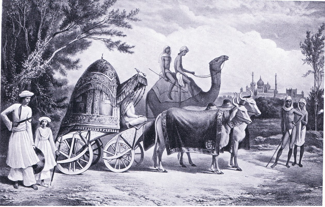 Der Haremwagen des letzten Königs von Delhi, 1857 von Alexis, Prince Soltykoff