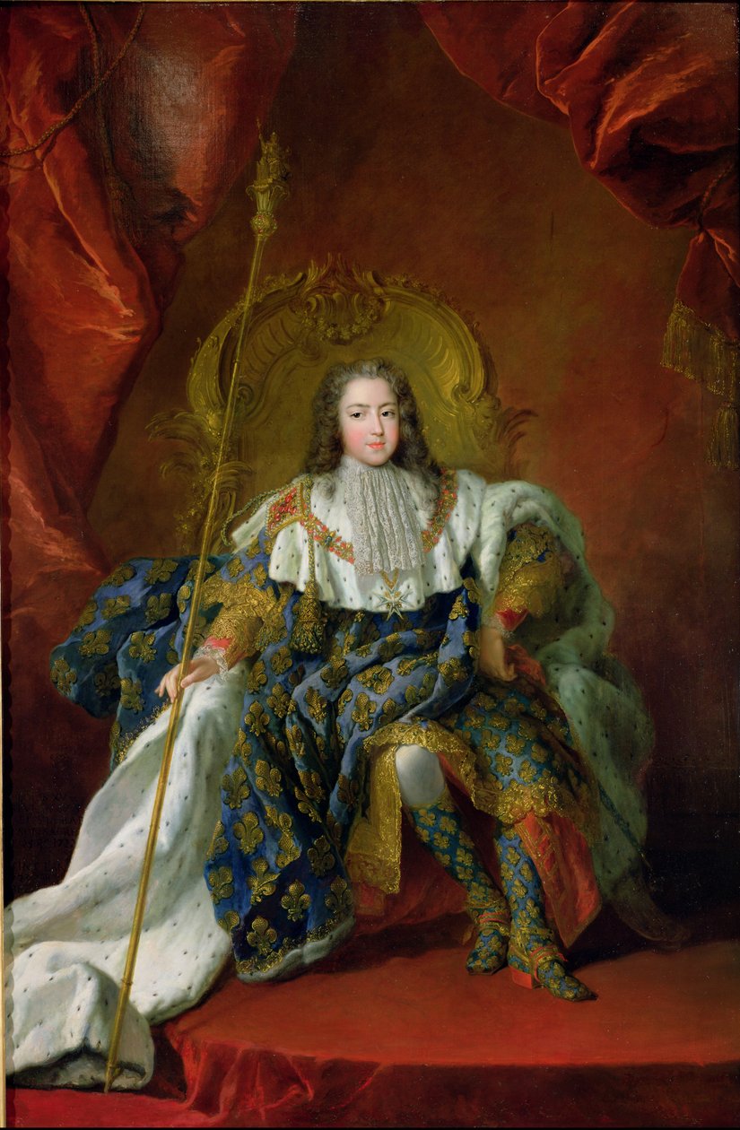 Ludwig XV (1710-74) 1723 von Alexis-Simon Belle