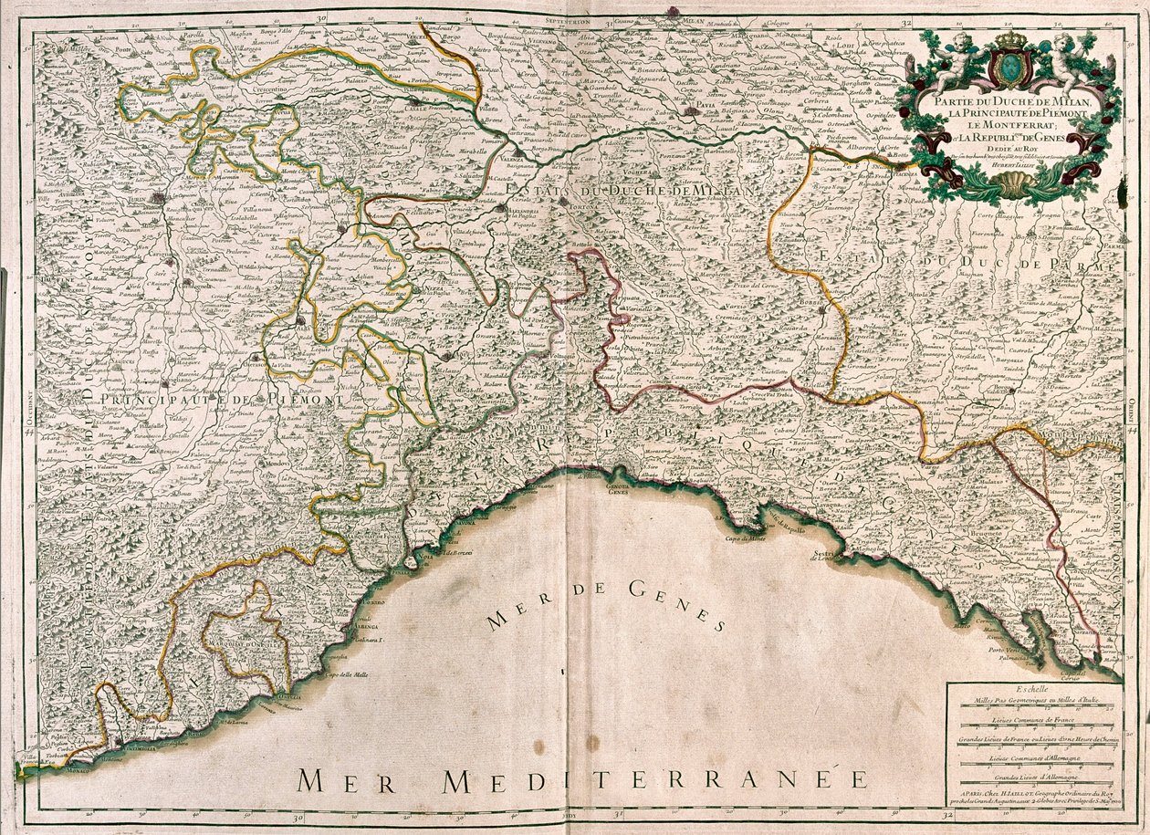 Mailand, Genua und Piemont, Italien - von A von Alexis Hubert Jaillot