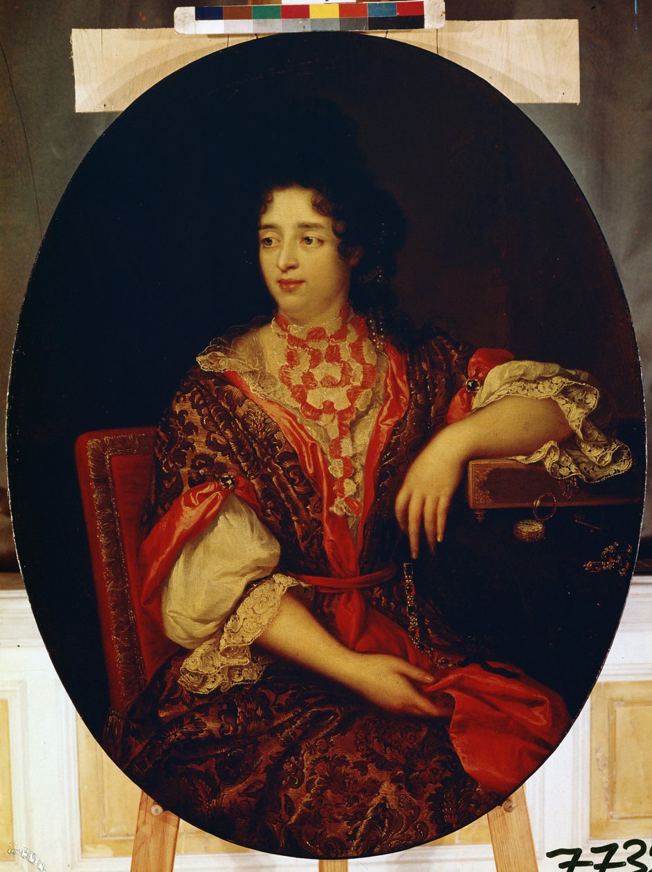Porträt einer Hofdame der Königin von Frankreich von Alexis Simon Belle