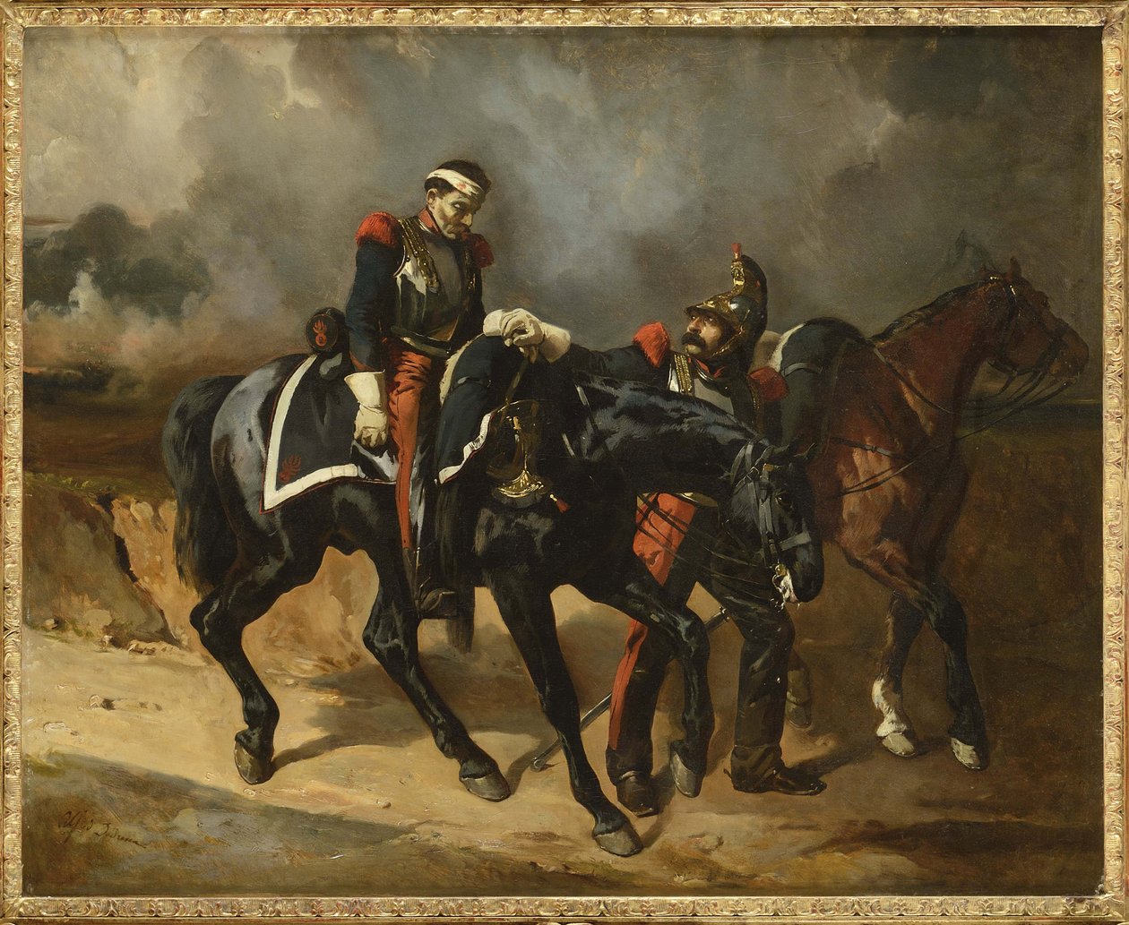 Der verwundete Kürassier von Alfred Dedreux