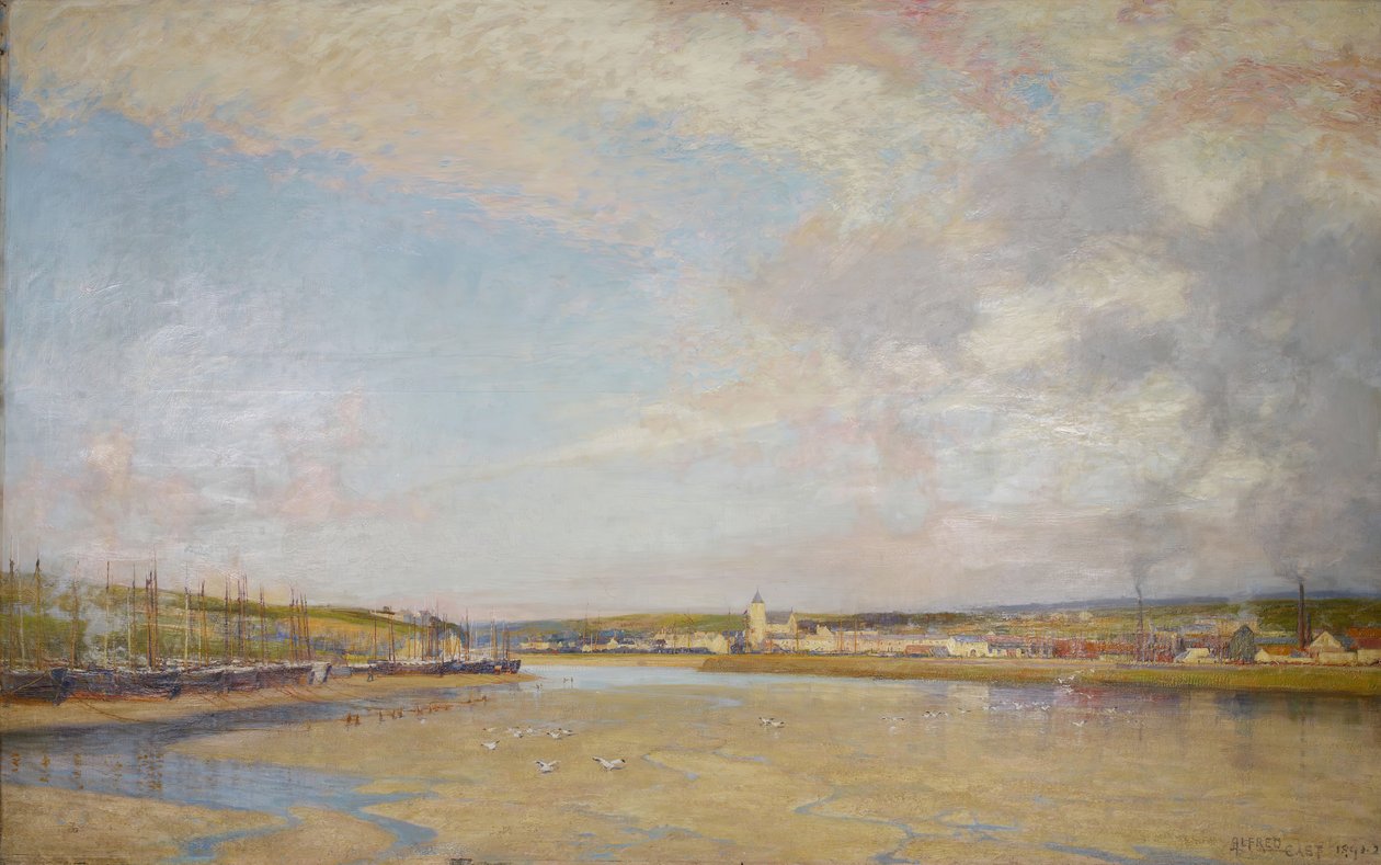 Hayle von Lelant, Cornwall, 1892 von Alfred Edward East