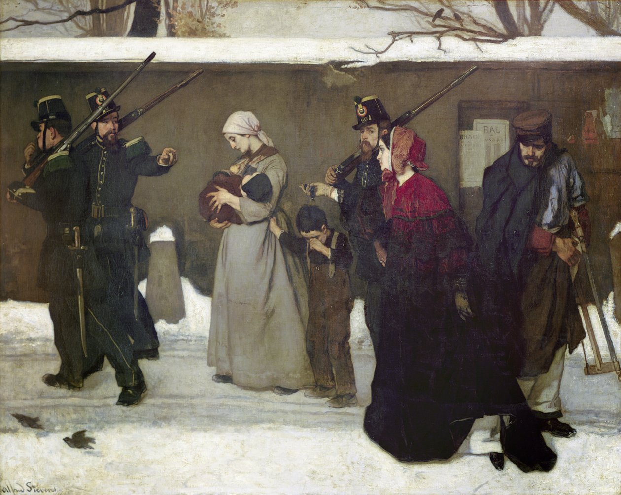 Was als Vagabundentum bezeichnet wird oder, Die Jäger von Vincennes, 1854 von Alfred Emile Stevens