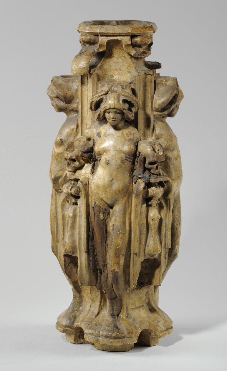 Eine von 9 Modellen für den Sam Wilson Kamin, ca. 1908-14 (Gips & Schellack) von Alfred Gilbert