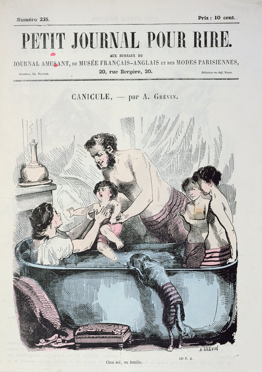 Glühende Hitze: Das Familienbad, Titelseite von 