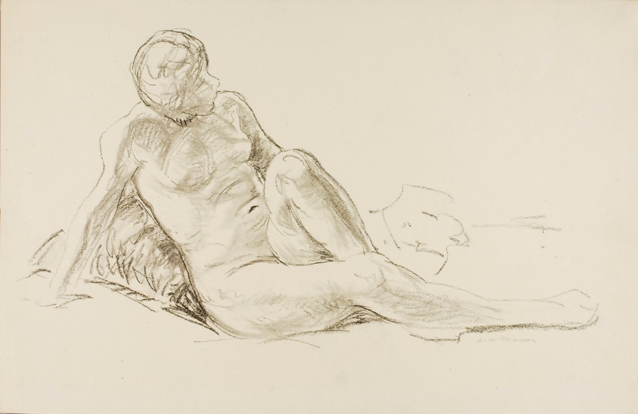 Liegender Akt von Alfred H. Maurer