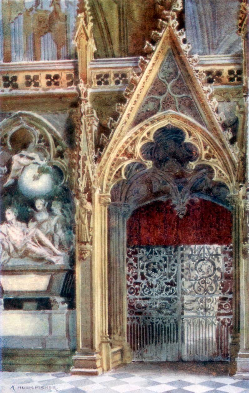 Eingang zum Chor, Westminster Abbey, 1902 von Alfred Hugh Fisher