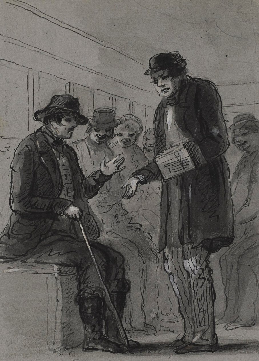 Befallen von den Jim-Jams von Alfred Jacob Miller