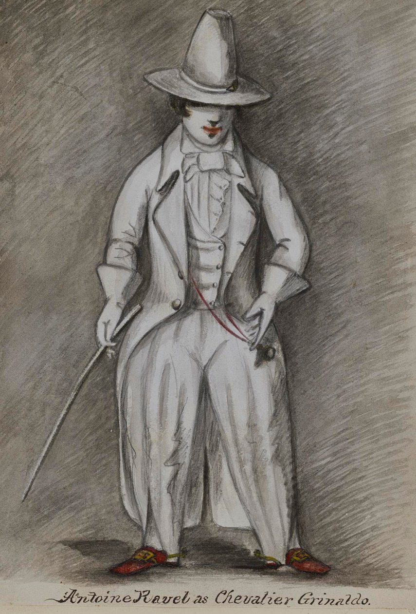 Antoine Ravel als Chevalier Grinaldo von Alfred Jacob Miller