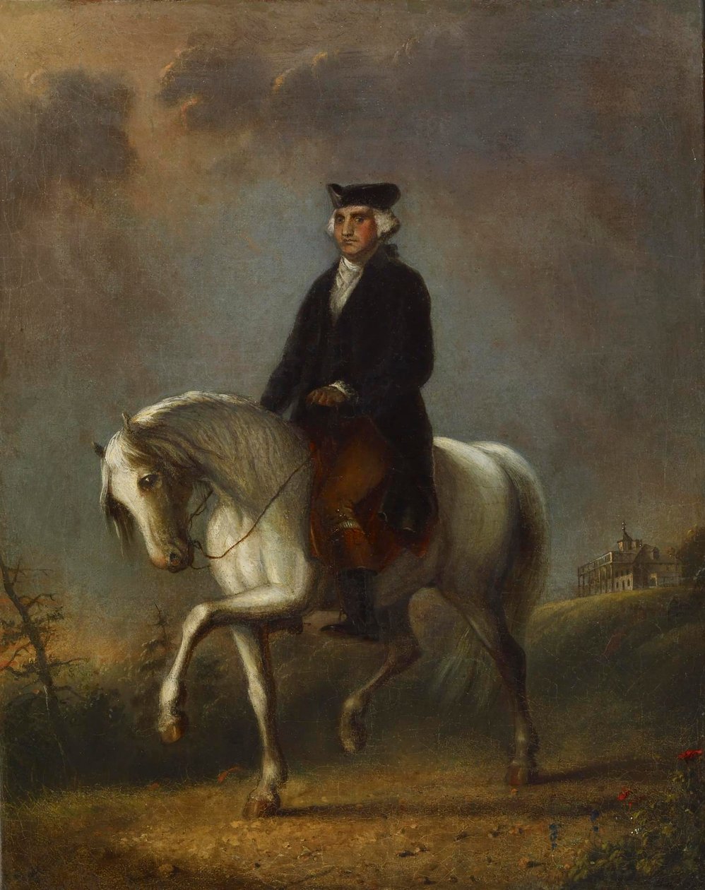 George Washington in Mount Vernon von Alfred Jacob Miller