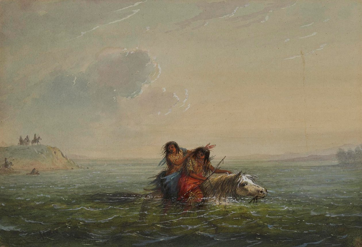 Indische Entführung von Alfred Jacob Miller