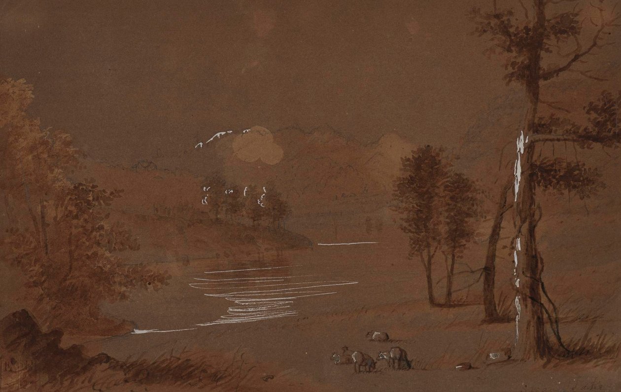 See- und Bergblick von Alfred Jacob Miller