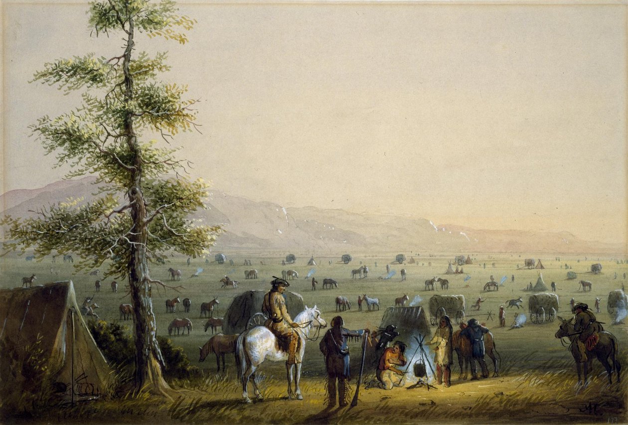Unser Lager von Alfred Jacob Miller