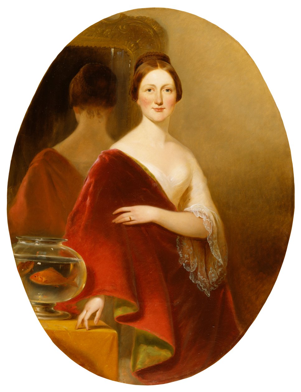 Porträt von Mrs. Decatur Howard Miller (Eliza Credilla Hare) von Alfred Jacob Miller