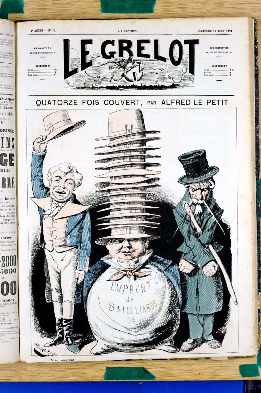 Cover von „Le Grelot“, Nummer 70, Satirique en Couleurs von Alfred Le Petit