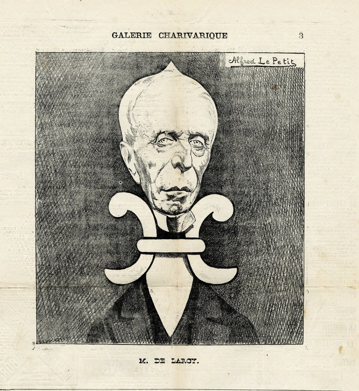 Illustration von Alfred Le Pete in Le Charivari von Alfred Le Petit