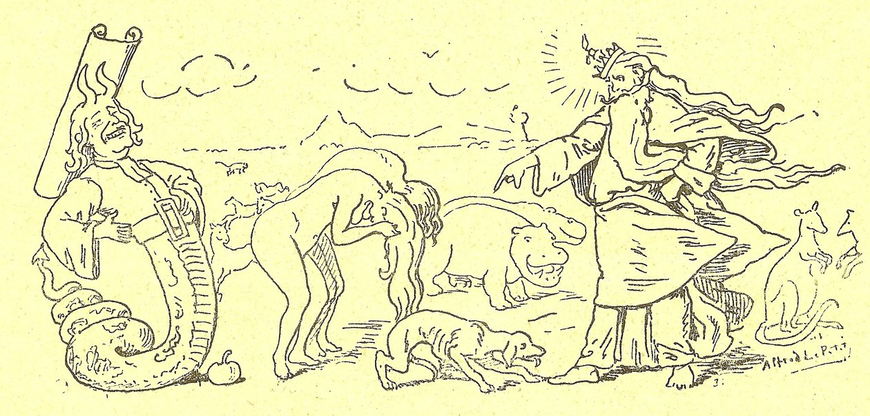 Illustration von Alfred Le Pete in Gros-Jean und sein Pfarrer von Alfred Le Petit