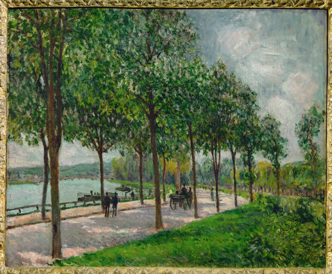 Allee der Kastanienbäume von Alfred Sisley