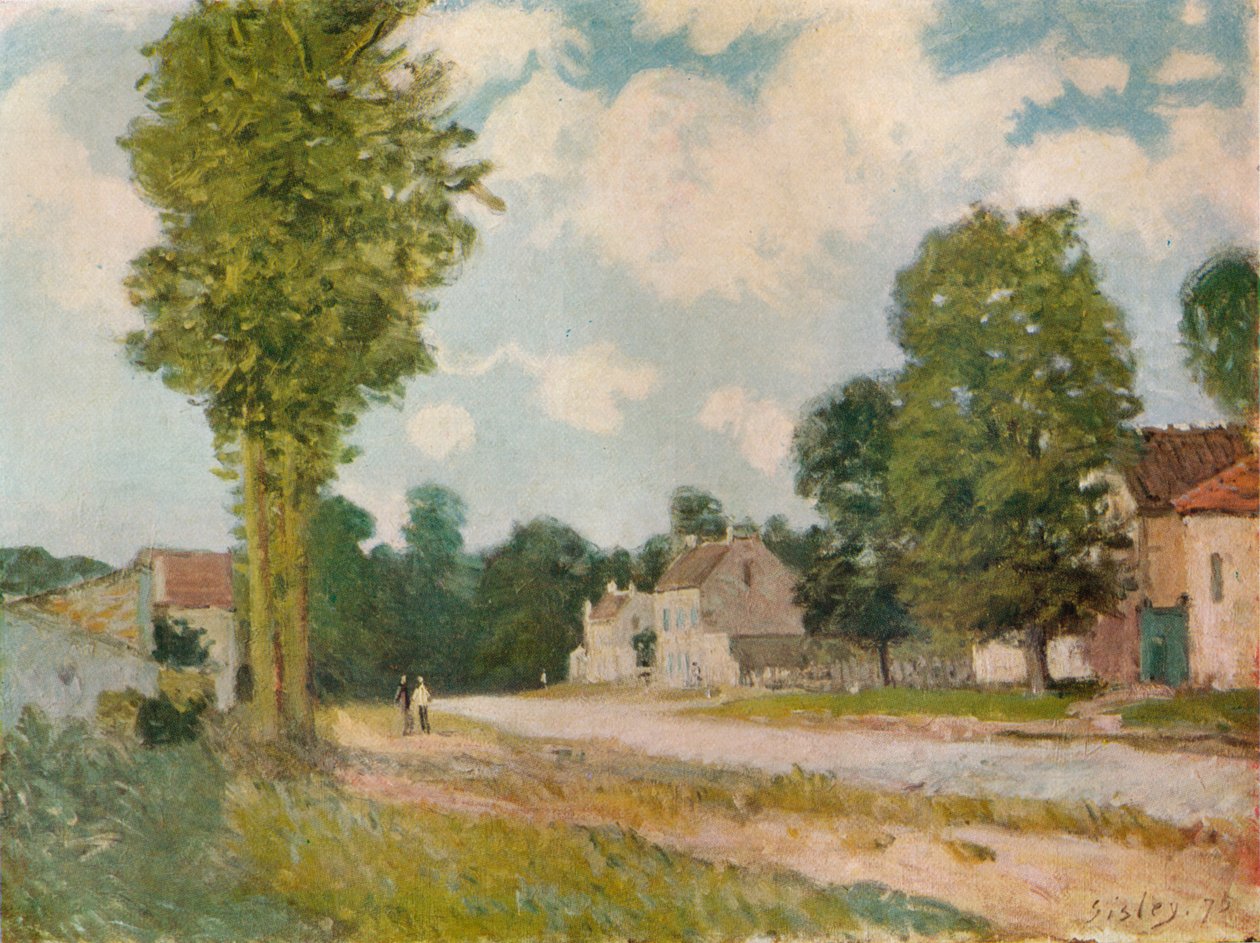La Route de Versailles, 19. Jahrhundert, 1929 von Alfred Sisley