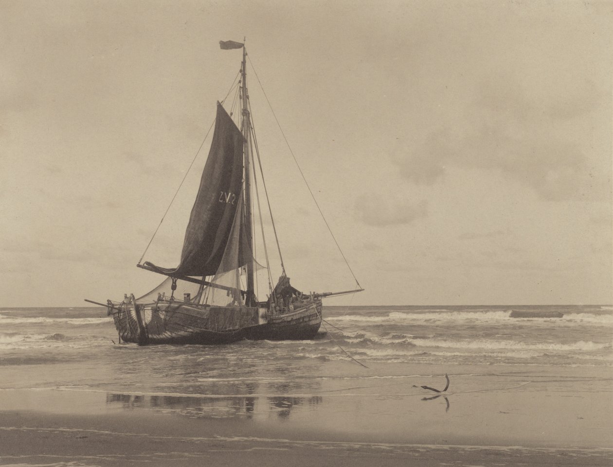 Vor Anker von Alfred Stieglitz
