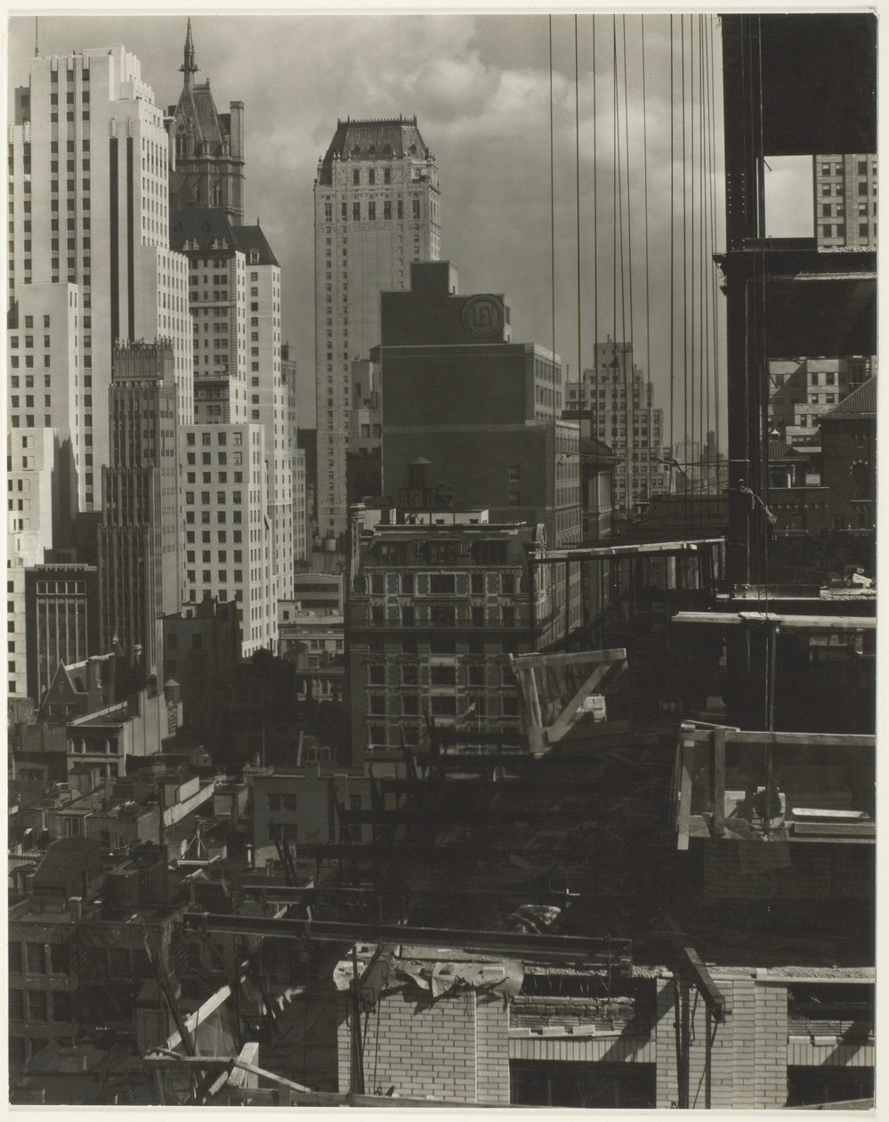 Von meinem Fenster bei An American Place, Norden von Alfred Stieglitz