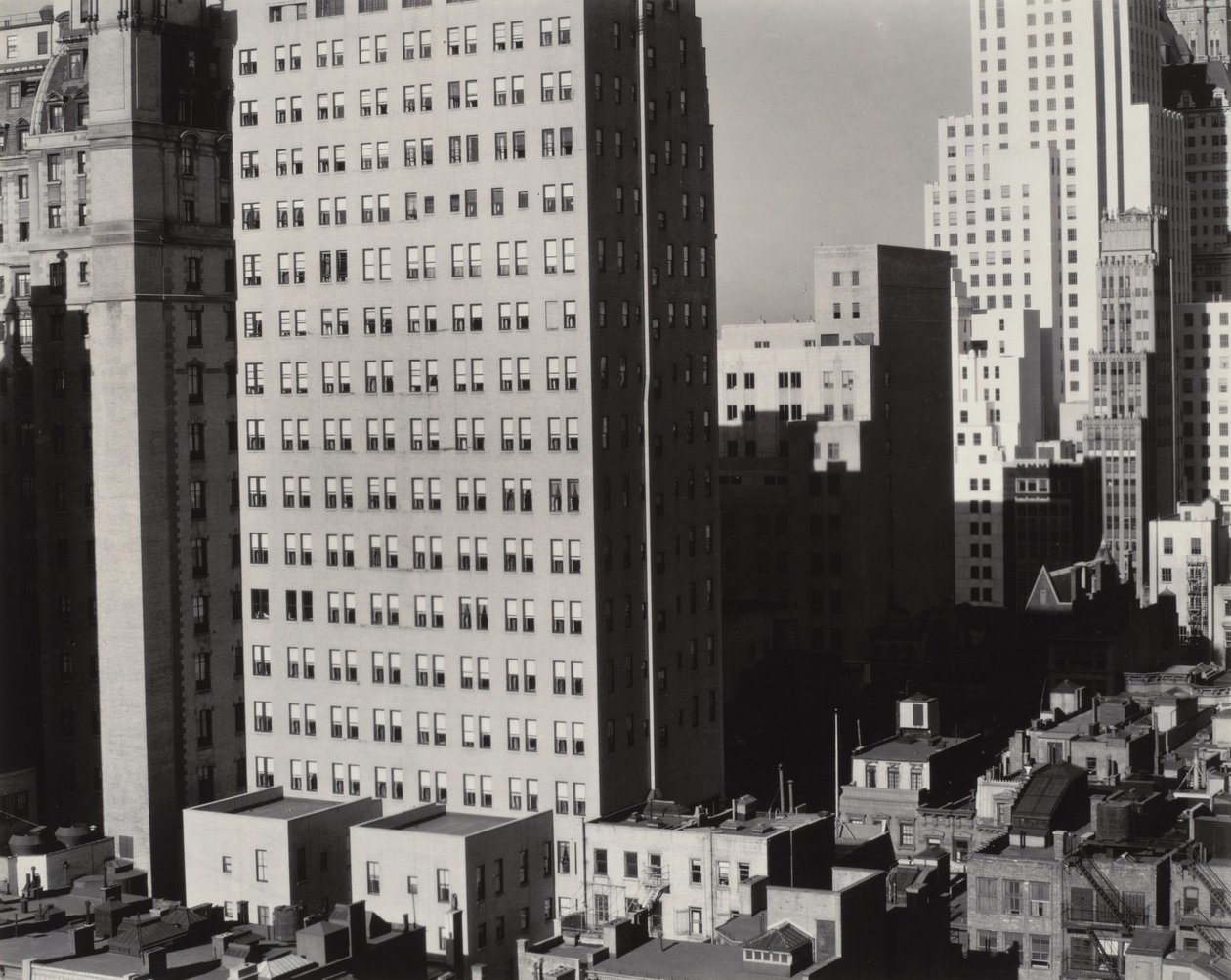 Von meinem Fenster bei An American Place, Norden von Alfred Stieglitz