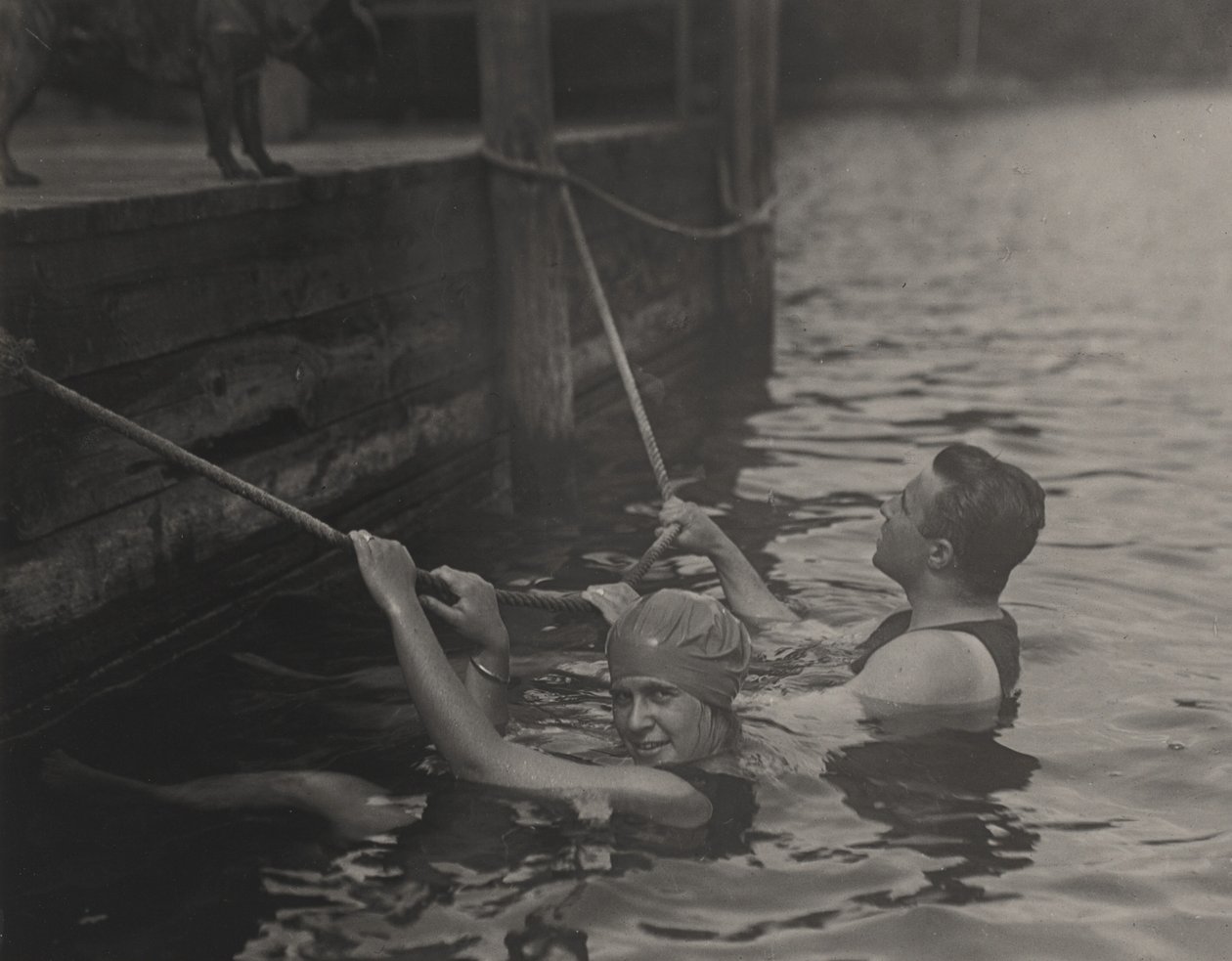 Kitty Stieglitz und Edward Stieglitz von Alfred Stieglitz