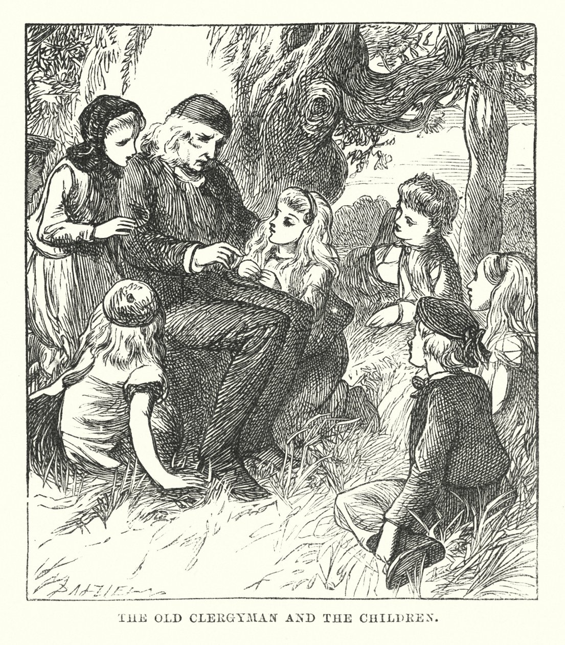 Hans Christian Andersen: Die Dryade von Alfred Walter (after) Bayes