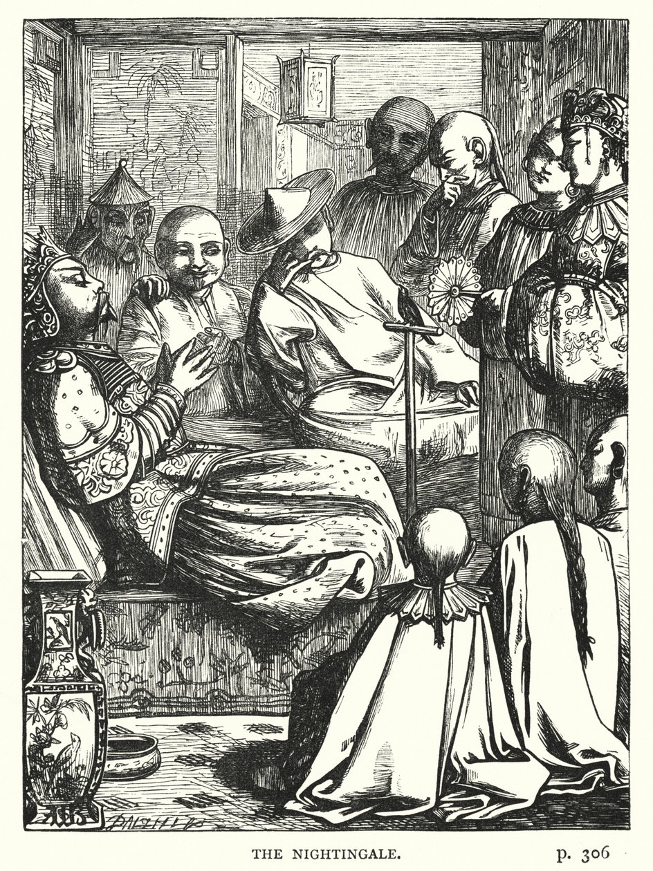 Hans Christian Andersen: Die Nachtigall von Alfred Walter (after) Bayes