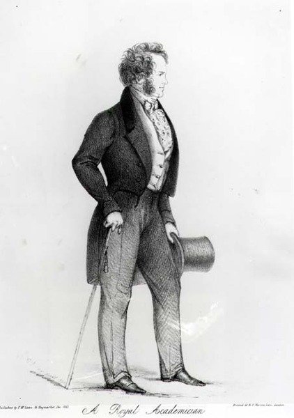 Ein königlicher Akademiker, ein Porträt von Charles Landseer (1799-1879), veröffentlicht von Thomas McLean, 1843 von Alfred d Orsay