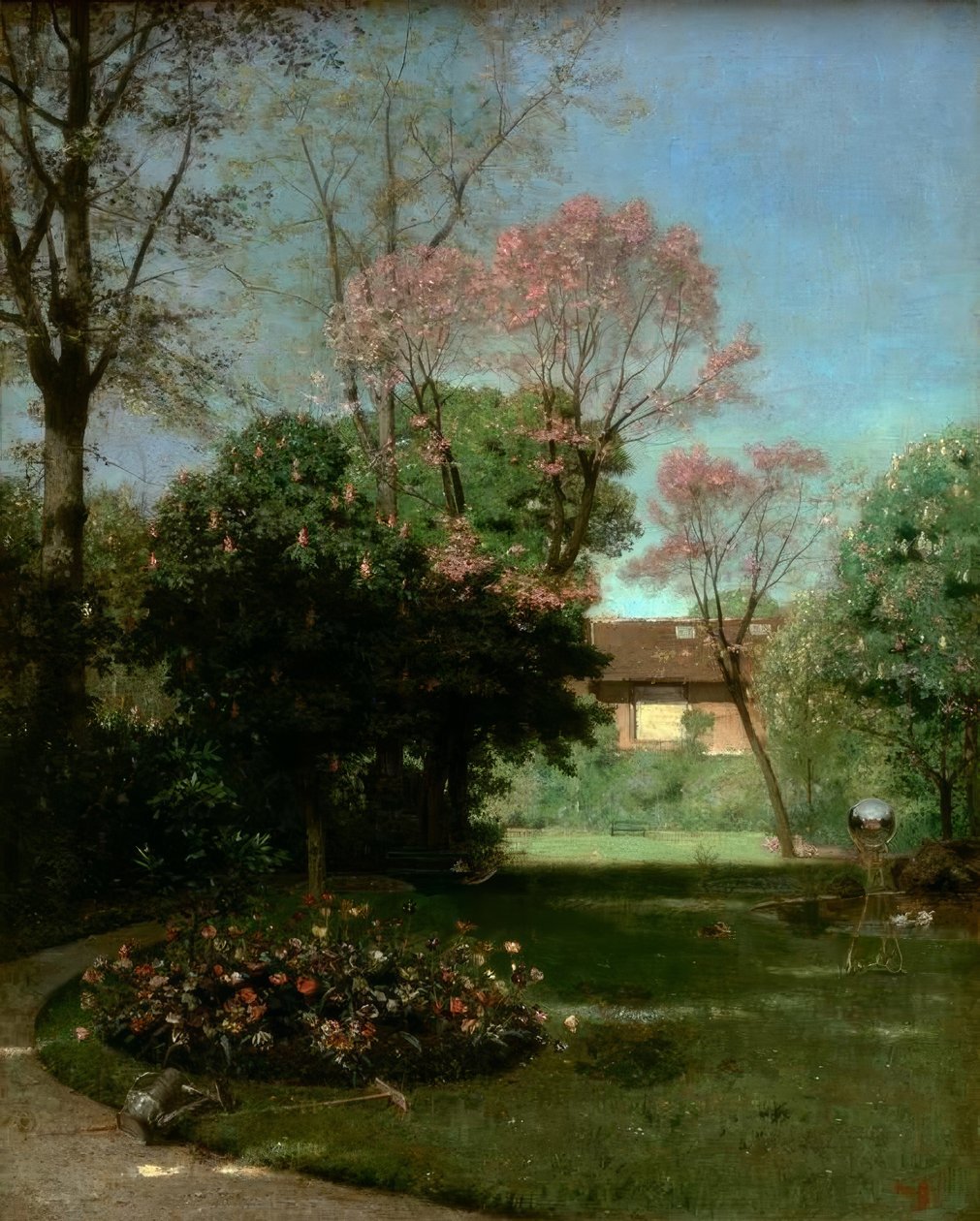 Der Garten von Alfred Stevens von Alfred de Knyff
