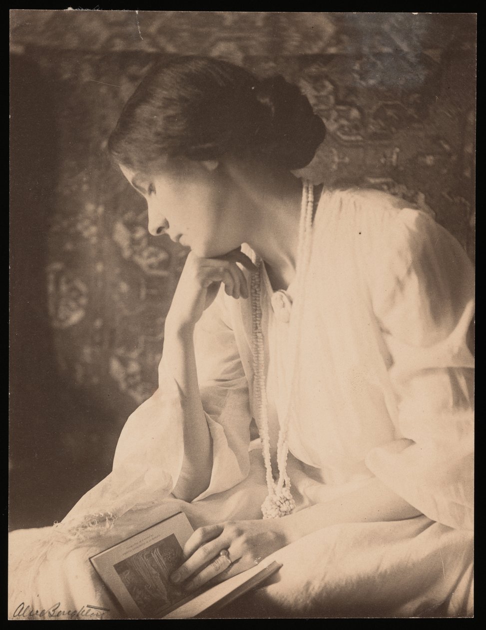 Alice Broughton Foto von Agnes Pelton (s/w Foto) von Alice Boughton